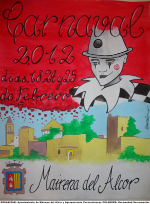 Cartel 'Carnaval de Mairena del Alcor 2012'