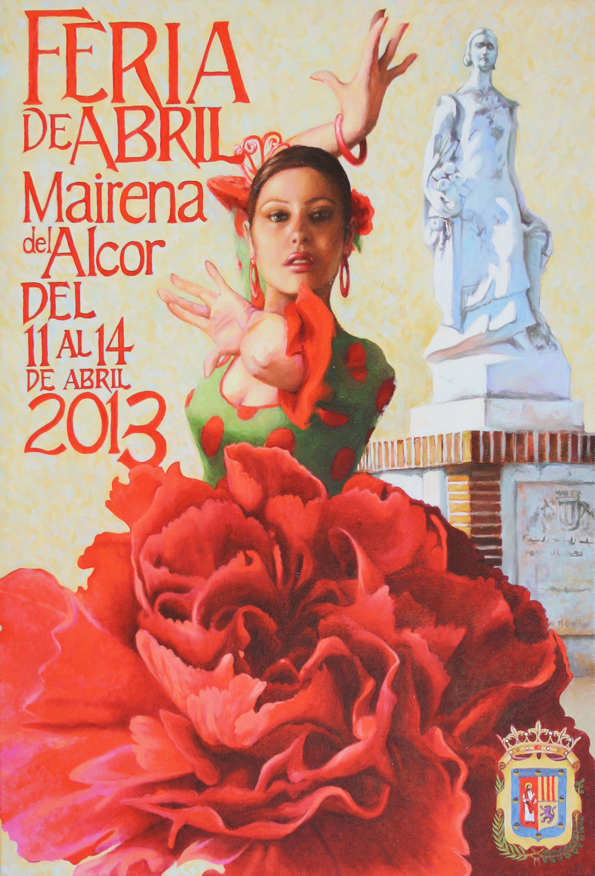 Cartel de La Feria de Mairena del Alcor 2013 obra de Chema Hedrera
