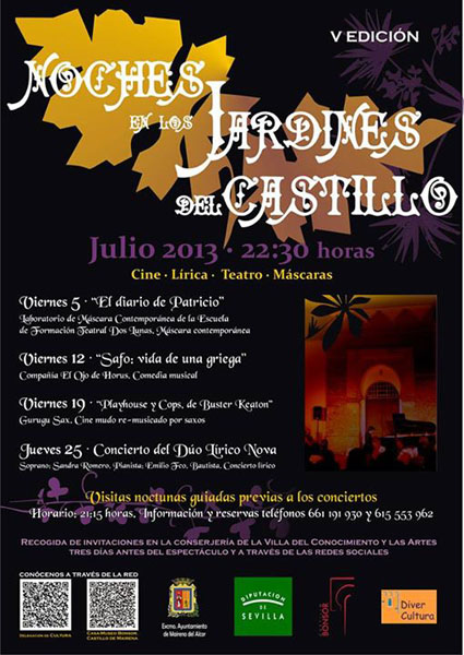 Programa "Noches en los Jardines del Castillo"