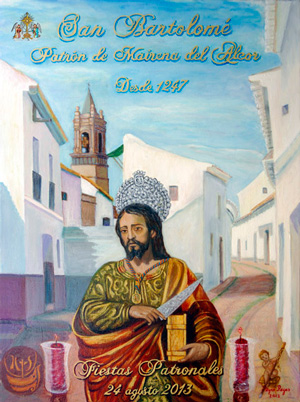 Cartel Fiestas patronales de San Bartolomé 2013