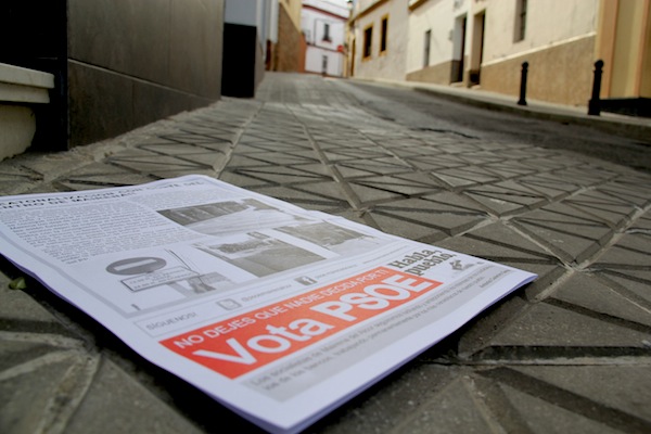 Panfleto PSOE Elecciones Europeas