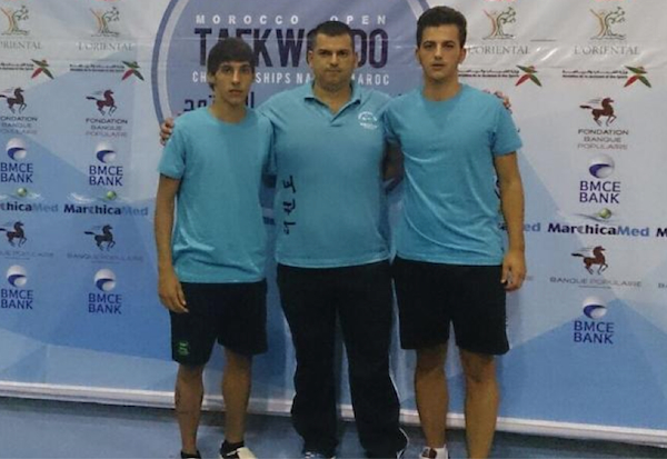 Jesús Morales y Javier Docsion medallas taekwondo_600