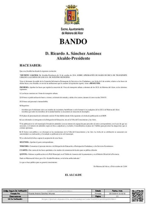 Bando Becas transporte Instituto_600