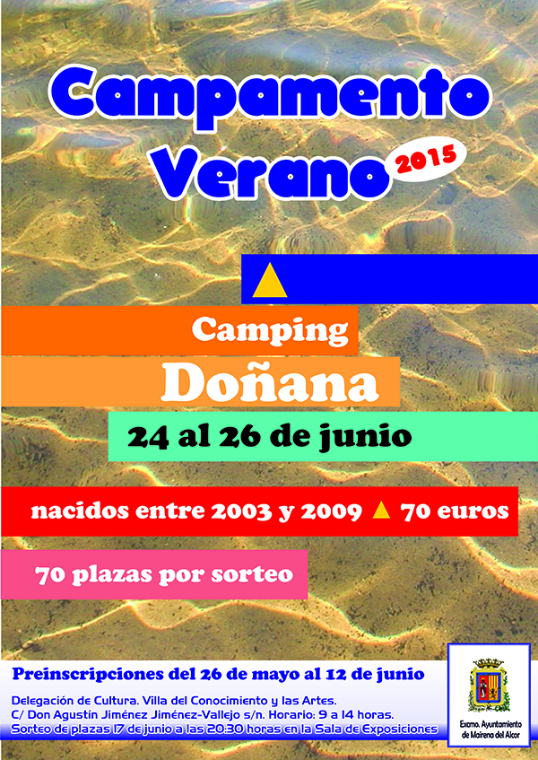 CartelCampamentoVerano2015Doñana(1)