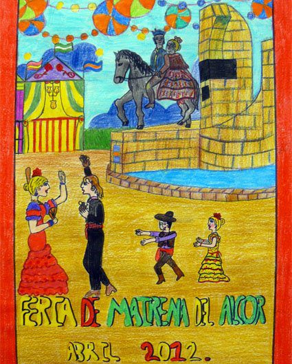 Cartel infantil de Feria Mairena 2012