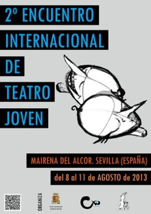 Cartel del II Encuentro Internacional de Teatro Joven