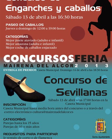 Concursos de Sevillanas, Enganches y Caballos en #FeriaMairena