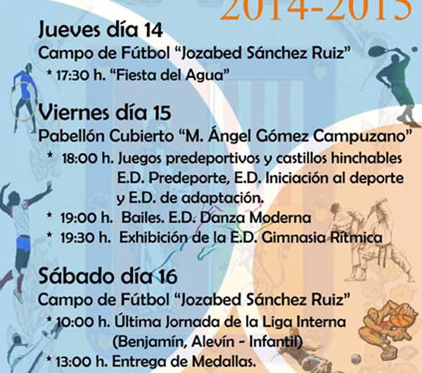 Clausura de las Escuelas Deportivas Municipales 2014- 2015